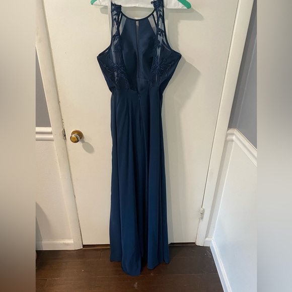 Navy Blue Azazie Formal Dress - Picture 5 of 5